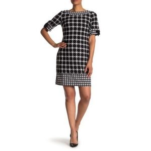 Sandra Darren Tie Sleeve Polkadot Dress Size 6